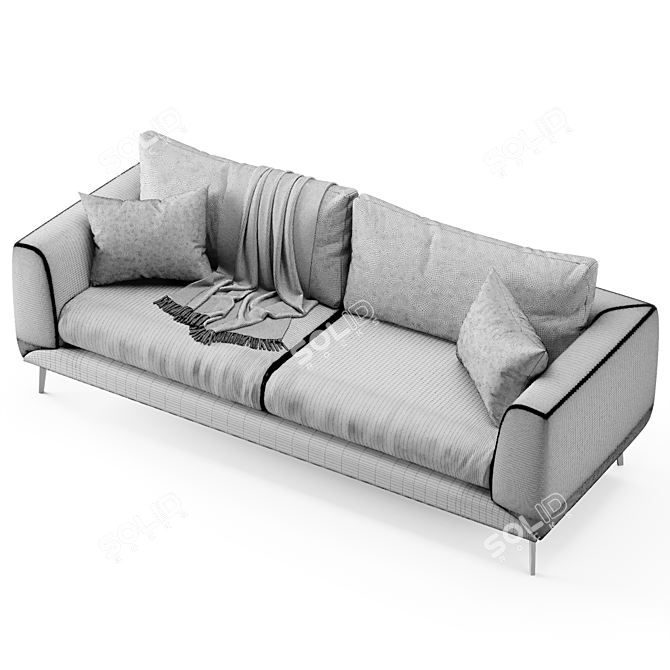 Modern Boconcept Fargo Sofa 3D model image 5