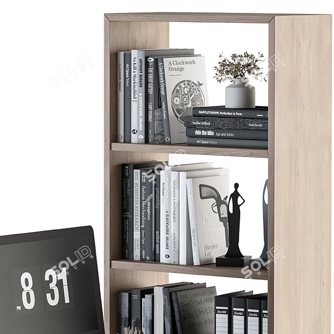 Modern Office Essentials - Home Office 19 3D model image 4