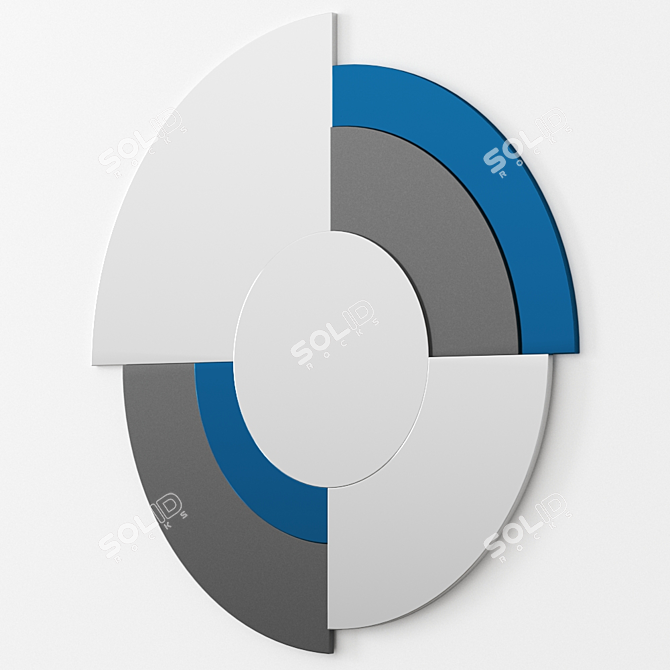 Reflective Elegance: Merlin Mirror 3D model image 2