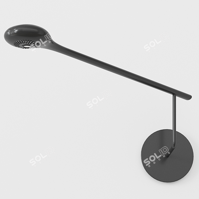 Tokio Sconce Carbon Wall Lamp 3D model image 3