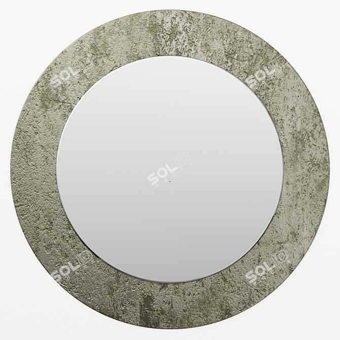 ASIA Round Mirror: Elegant Design 3D model image 2