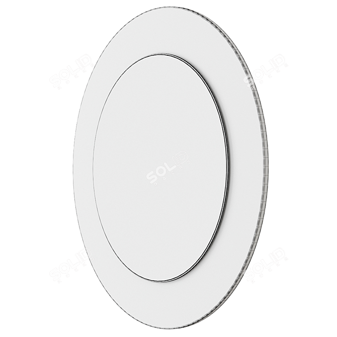 ASIA Round Mirror: Elegant Design 3D model image 4