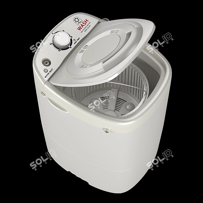 Compact Washing Machine 300 3D model image 3