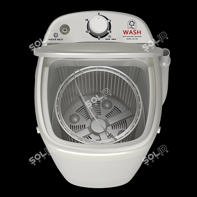 Compact Washing Machine 300 3D model image 6