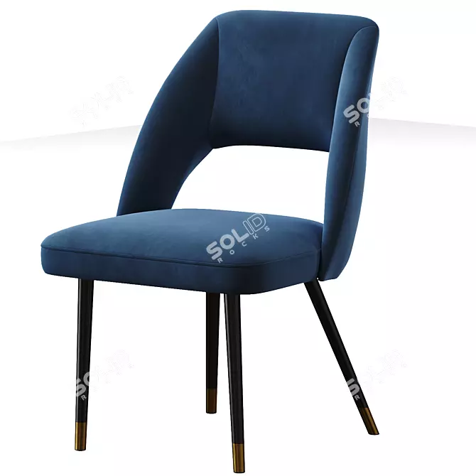 Elegant Eichholtz CIPRIA Dining Chair 3D model image 1