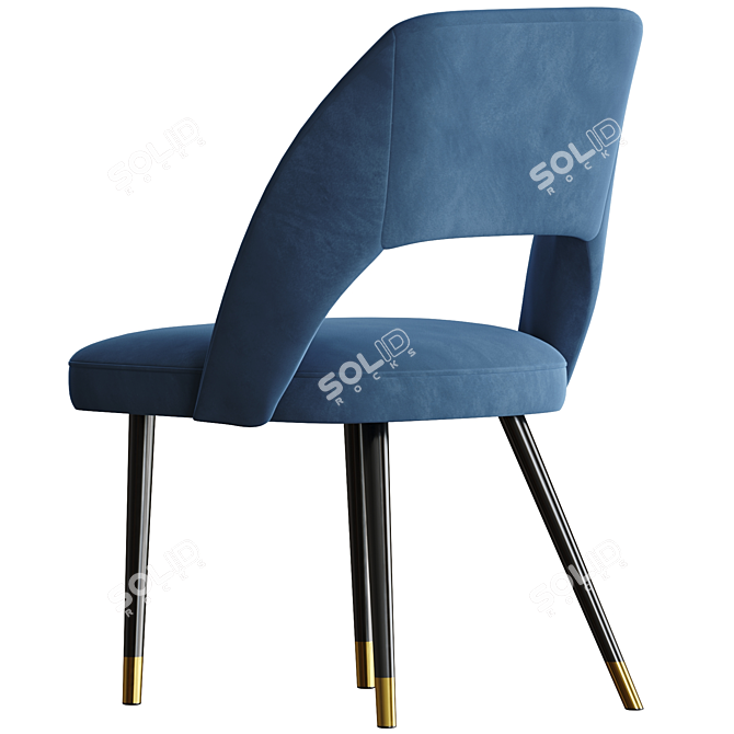 Elegant Eichholtz CIPRIA Dining Chair 3D model image 3