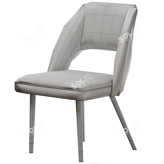 Elegant Eichholtz CIPRIA Dining Chair 3D model image 4