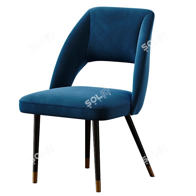 Elegant Eichholtz CIPRIA Dining Chair 3D model image 5