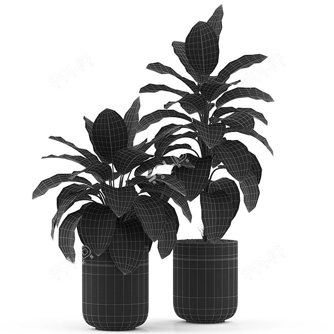 Botanical Bliss: Versatile Plants Collection 3D model image 3