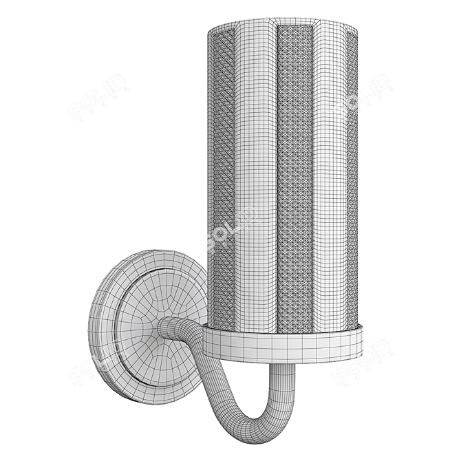 Elegant Vienna Sconce with Varying Dimensions 3D model image 3