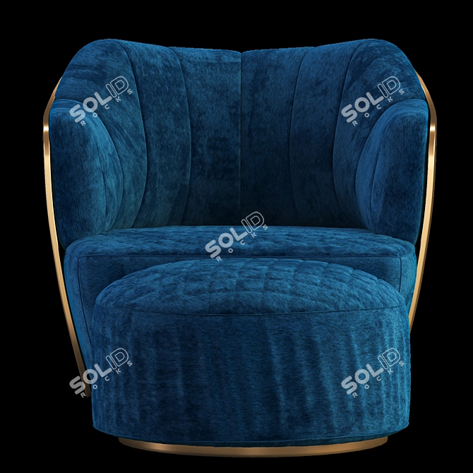 Elegant Minotti Chair: 4 Models 3D model image 4