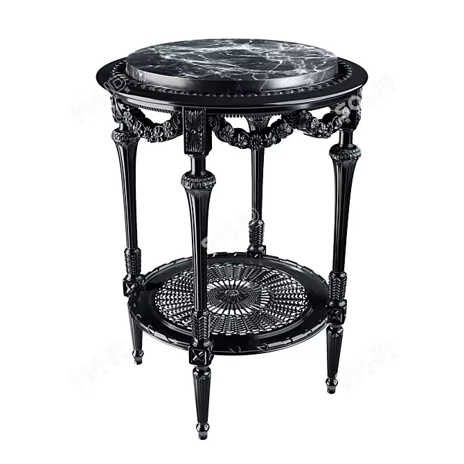 Elegant Penny Small Tables - Perfect for Your Home 3D model image 1