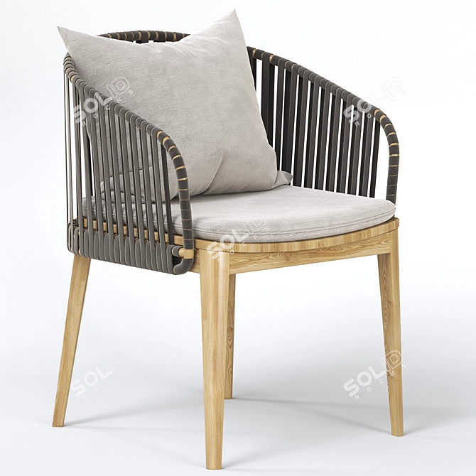 Elevate Mood with Tribu Chair 3D model image 1