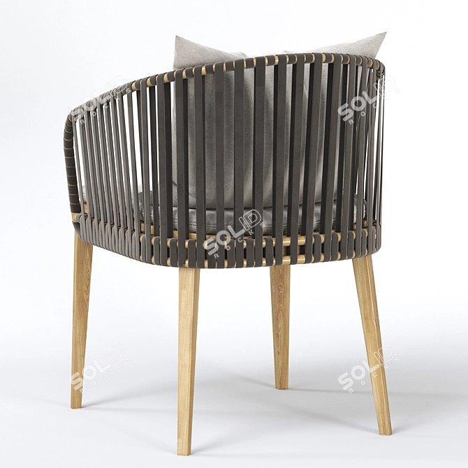 Elevate Mood with Tribu Chair 3D model image 4