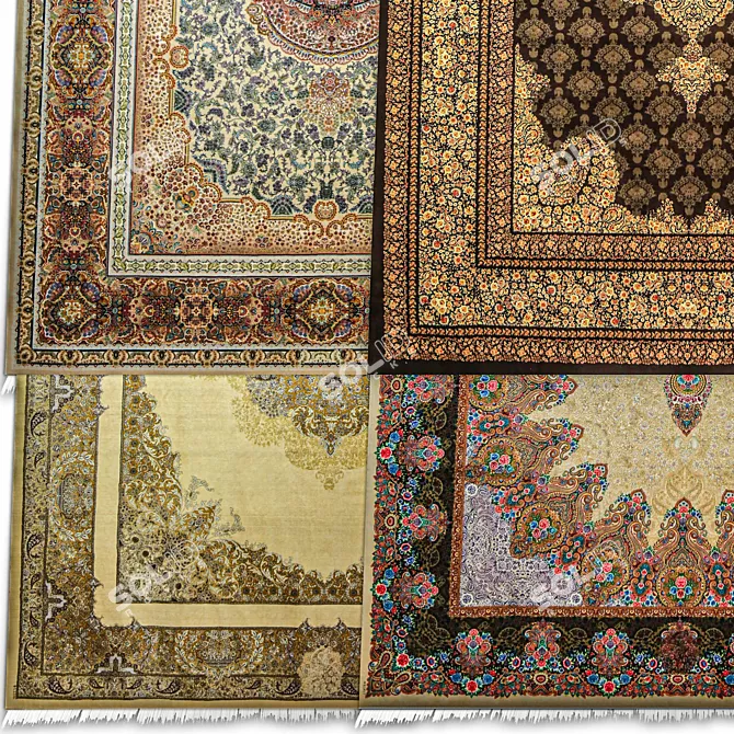 Luxury Persian Carpets Vol. 14 3D model image 2