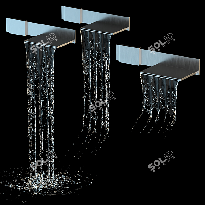 Stylish Progress REG15 Faucets 3D model image 1