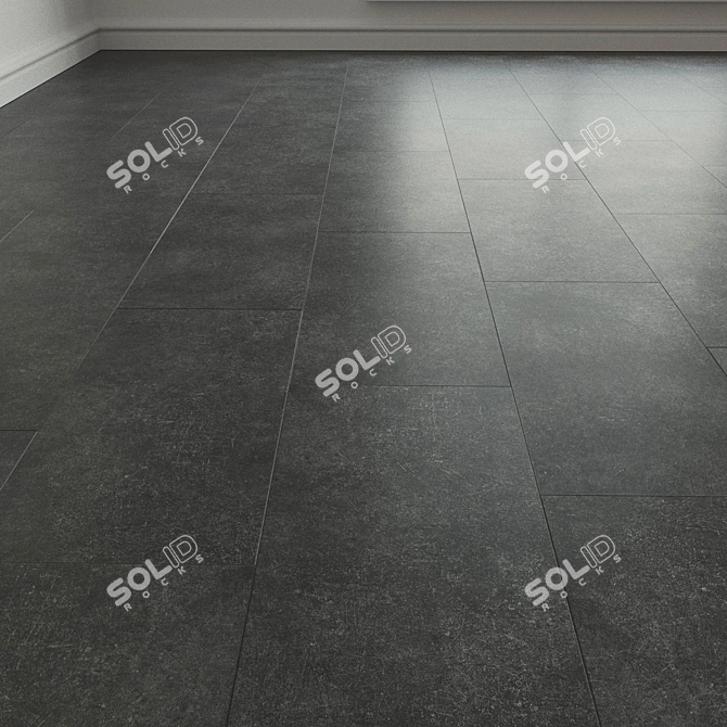 Versatile Porcelain Stoneware Tile 3D model image 1