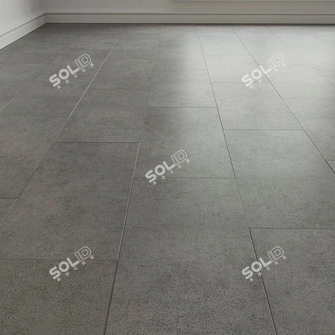 Porcelain Stoneware Tile: Transform Hoover Stone 3D model image 1