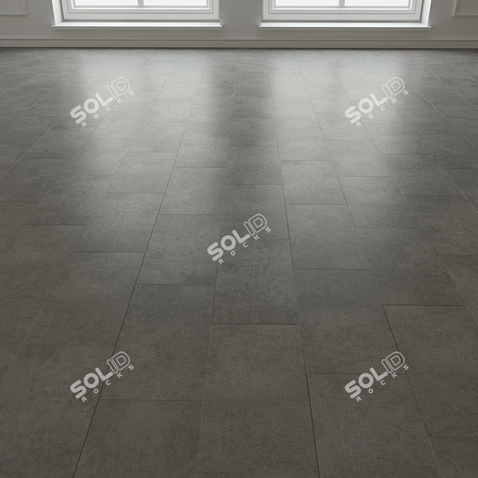 Porcelain Stoneware Tile: Transform Hoover Stone 3D model image 3