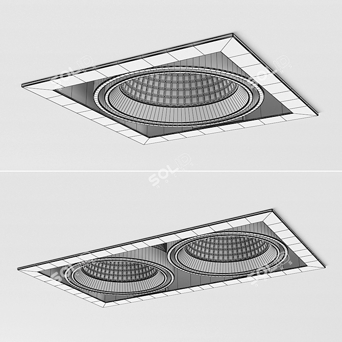 Stylish Illumination: Arkoslight Hubble 3D model image 4