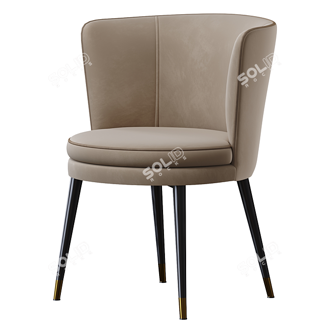 Elegant Eichholtz Grenada Dining Chair 3D model image 2