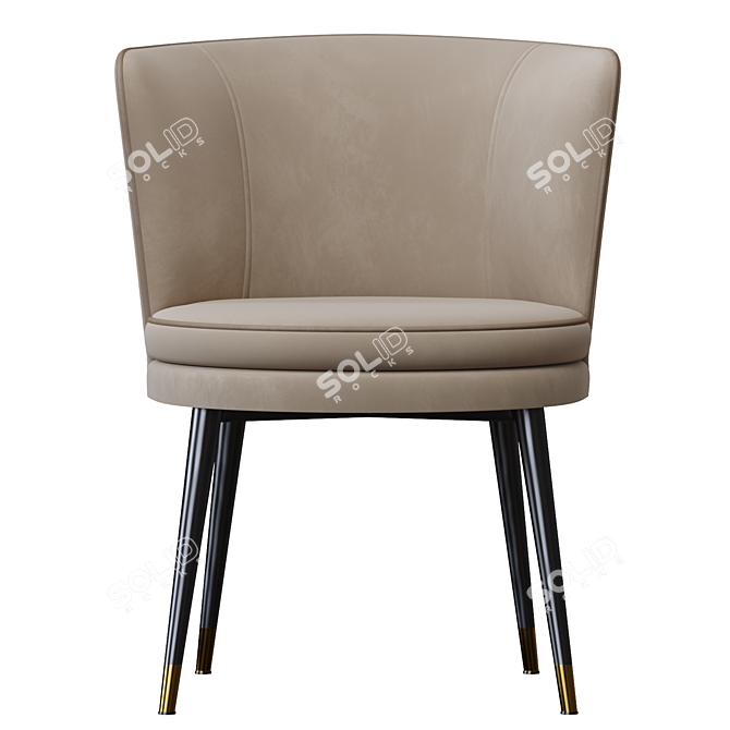 Elegant Eichholtz Grenada Dining Chair 3D model image 3