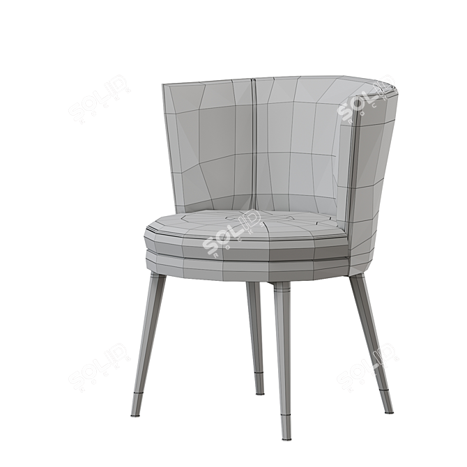 Elegant Eichholtz Grenada Dining Chair 3D model image 5