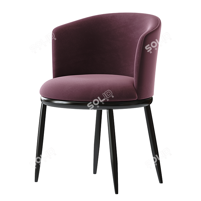 Elegant Eichholtz Filmore Dining Chair 3D model image 1