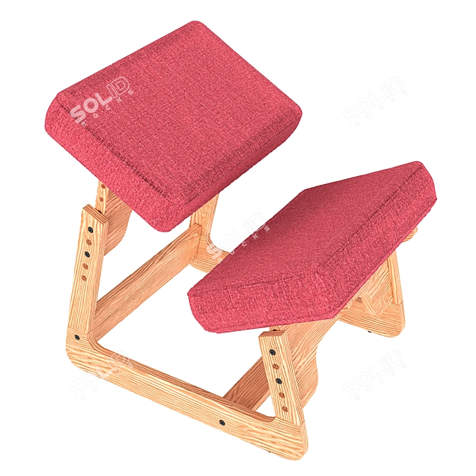 ErgoRelax Orthopedic Chair 3D model image 1