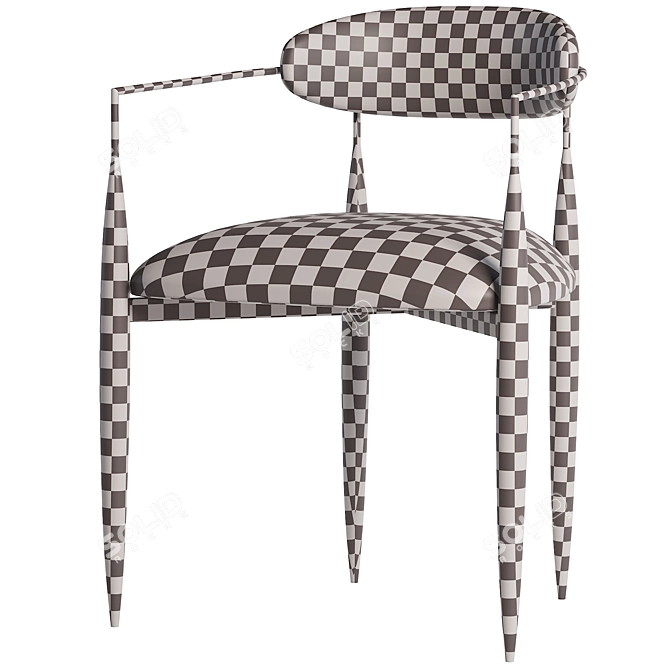 Modern Dining Chair 3D model image 4