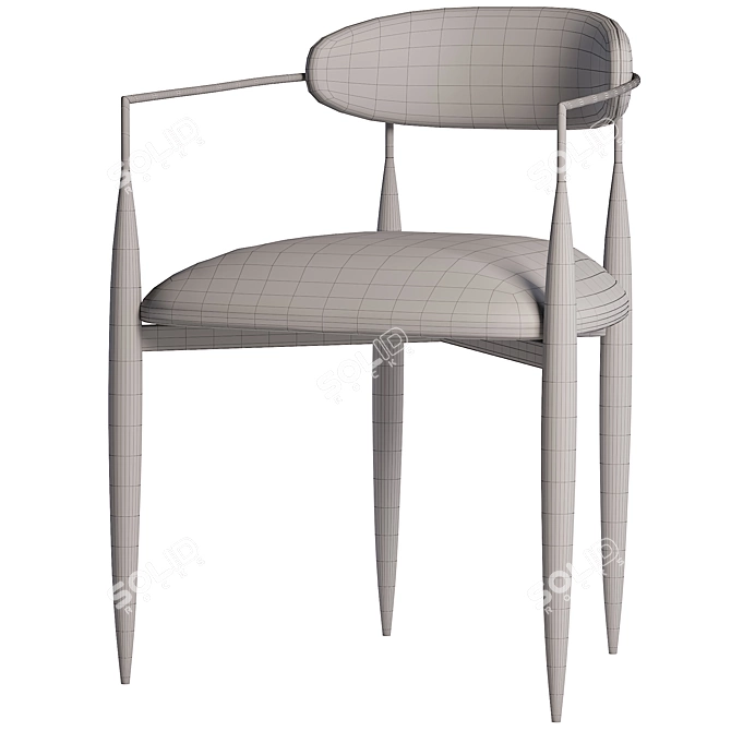 Modern Dining Chair 3D model image 5