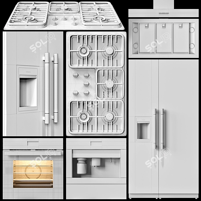 Kitchen Perfection: Miele Appliance Collection 3D model image 5