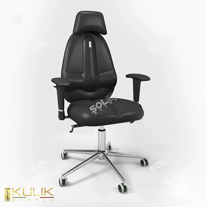 Kulik System Classic Ergonomic Chair 3D model image 1