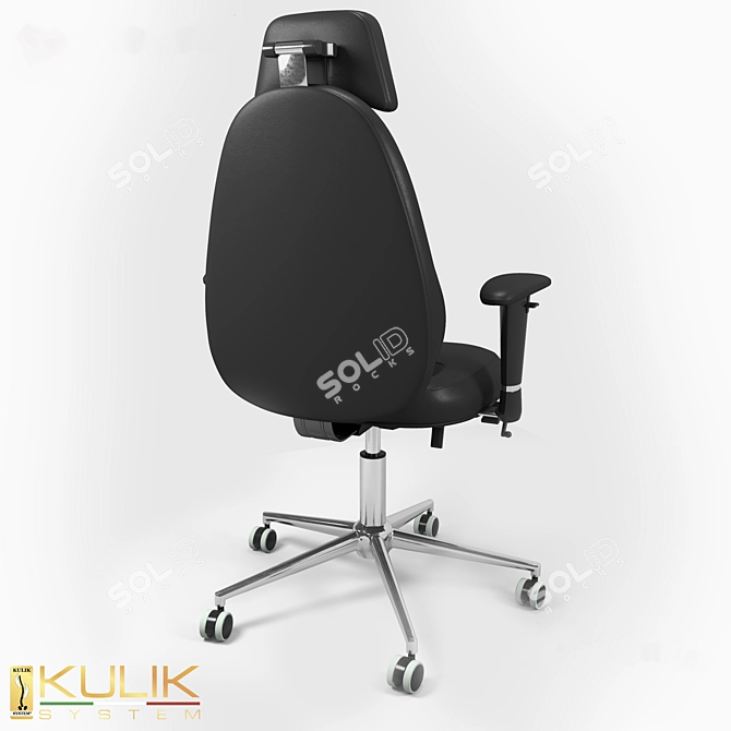 Kulik System Classic Ergonomic Chair 3D model image 2