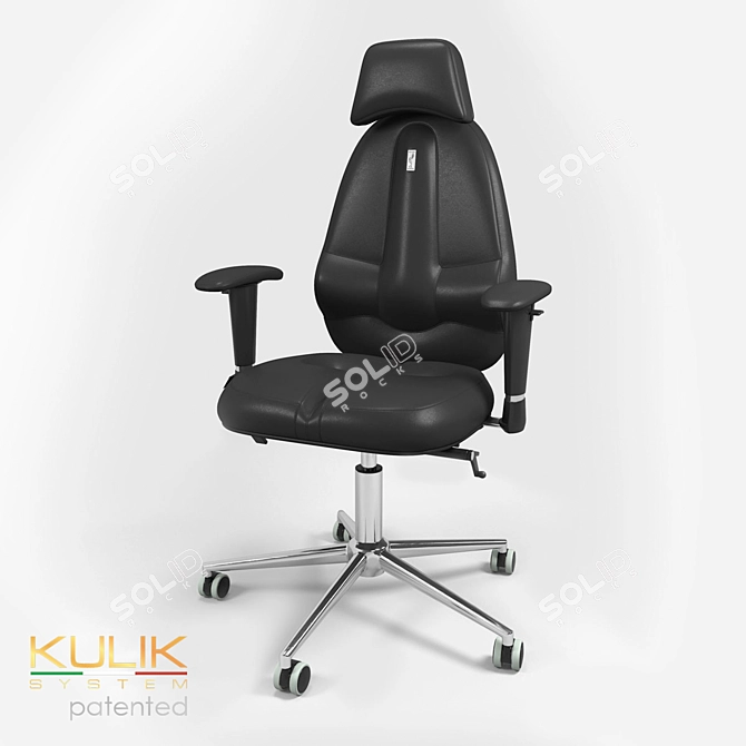 Kulik System Classic Ergonomic Chair 3D model image 5