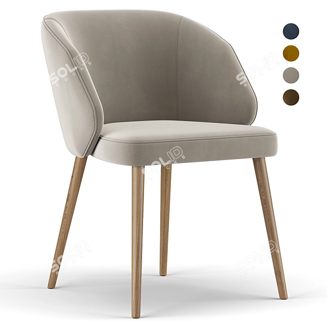 Alissa A970c Ergonomic Chair 3D model image 1