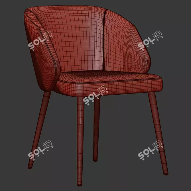 Alissa A970c Ergonomic Chair 3D model image 5