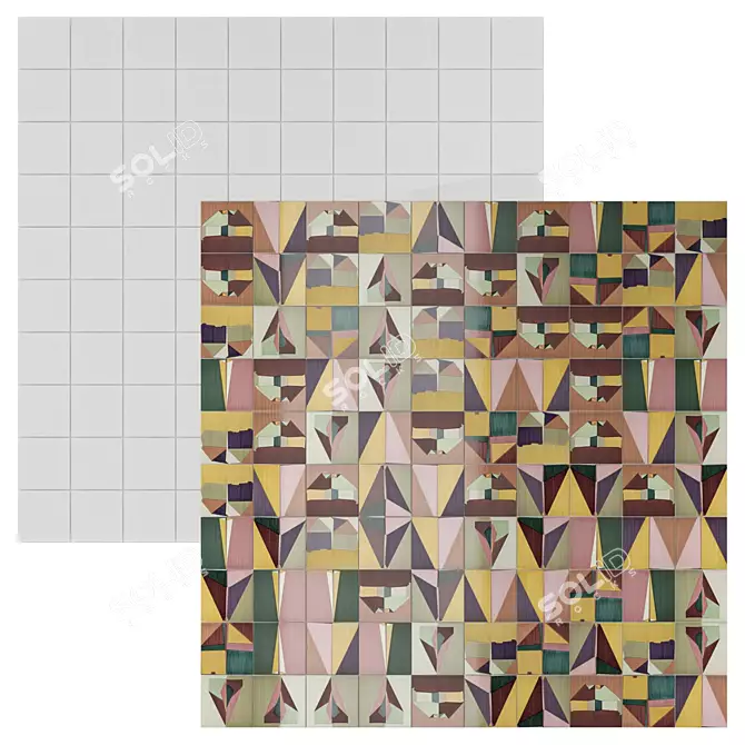 Italian Ceramic Tiles: Corrispondenza 3D model image 3