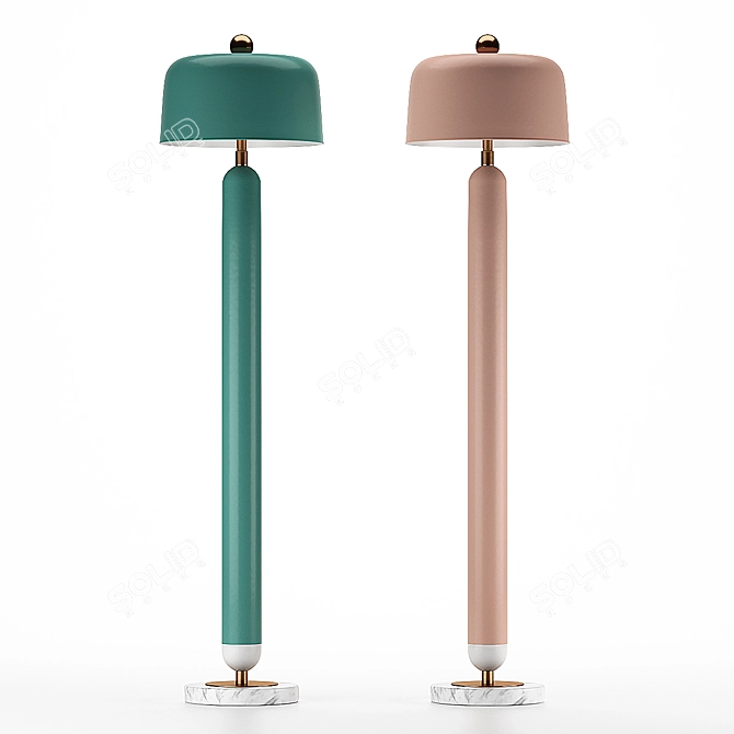 Nordic Elegance: Lampatron MEET - Scandinavian Style Floor Lamp 3D model image 2