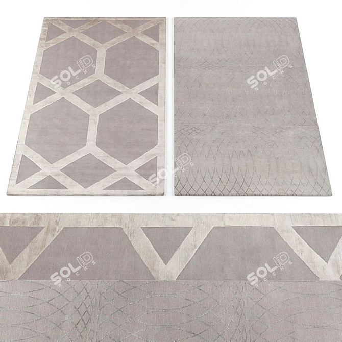 325 Rugs Collection: Elegant Carpet Archive 3D model image 2