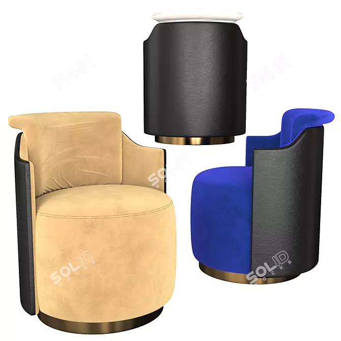 SolidArmchair: Modern and Stylish Furniture 3D model image 4