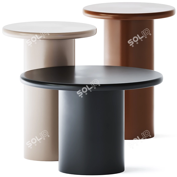 Elegant Coronum Coffee Table 3D model image 1