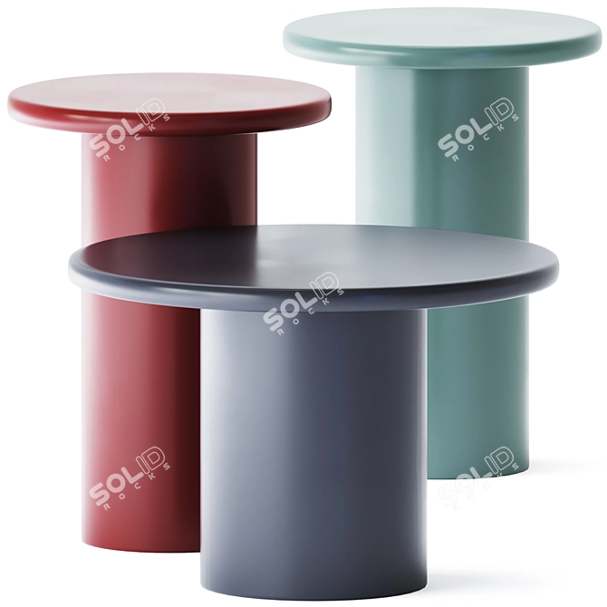 Elegant Coronum Coffee Table 3D model image 2
