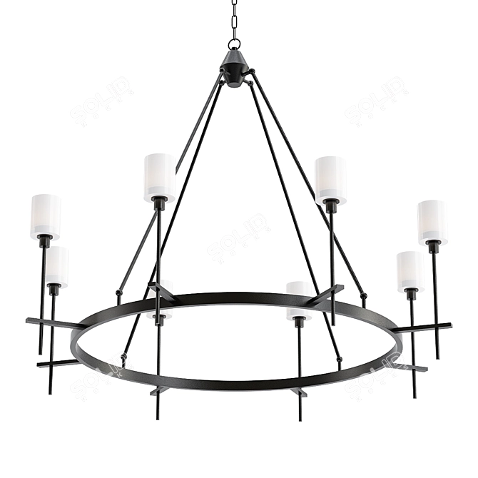 Sleek Salita Pendant: Perfect Lighting Solution 3D model image 1