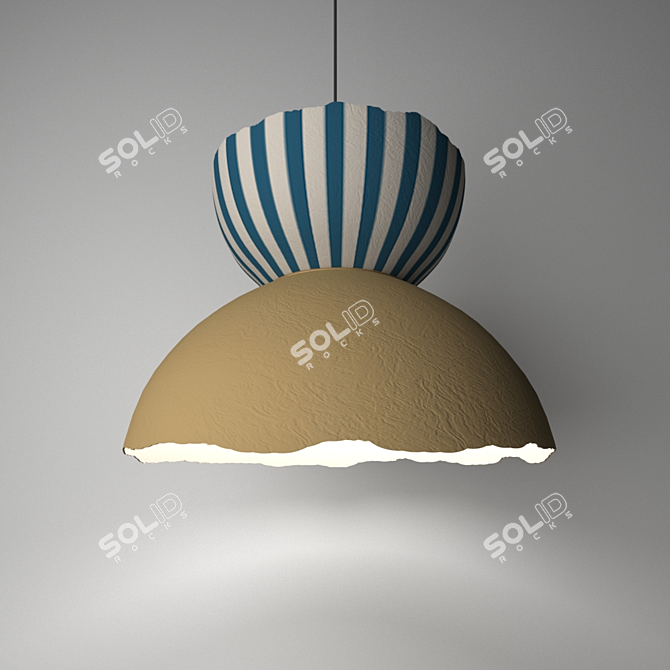 Eco-friendly Pendant Lamp 3D model image 1