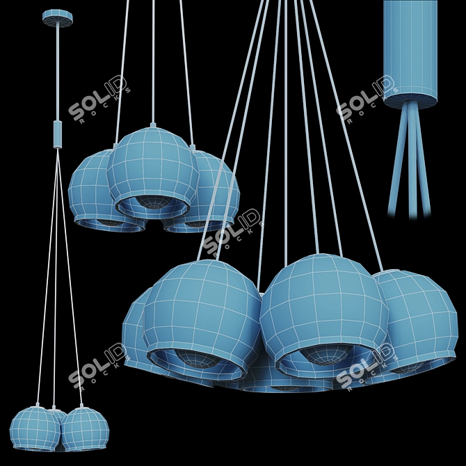 Sleek Lampatron Nuazen - Modern Design Lamps 3D model image 3