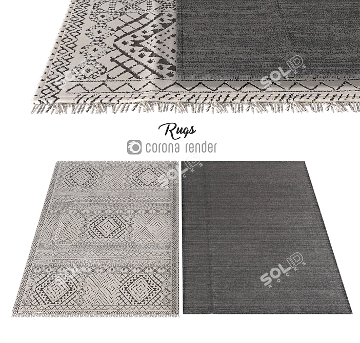 Stylish Carpets for Classy Homes 3D model image 1