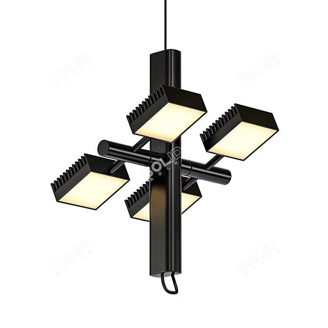 Modern Minimalist Pendant Lighting 3D model image 1