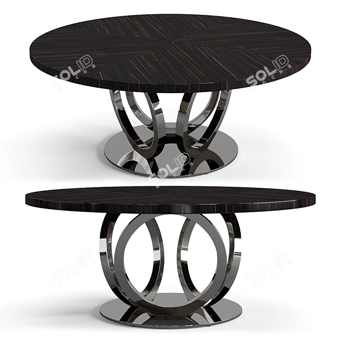 Fendi Casa Alba Dining Set 3D model image 3