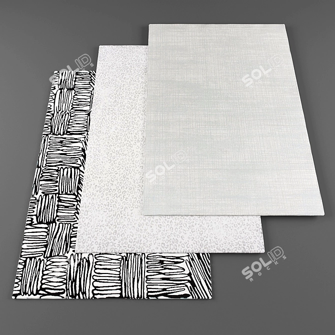 Premium High Resolution Carpets 3D model image 1